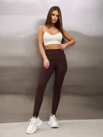 Брюки ISSA Plus модель 9505_темно-коричневый Фото