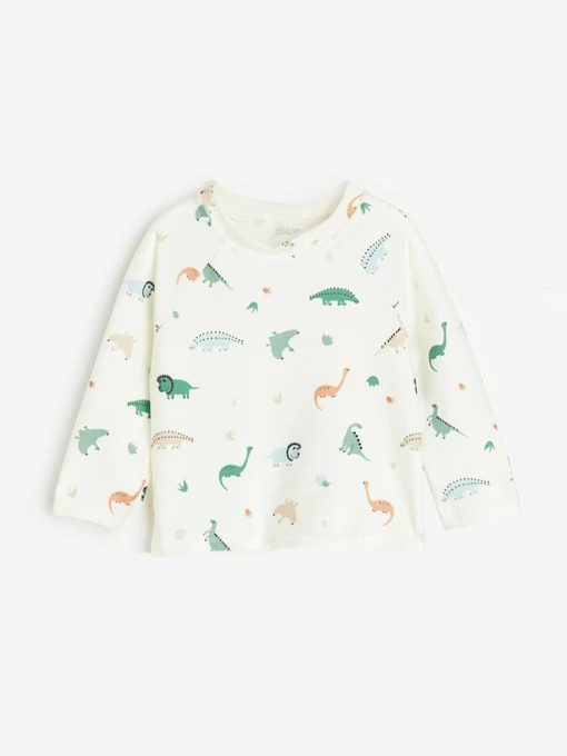 Одежда для пляжа H&M Купальний лонгслів модель 79394 Фото