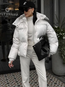 Куртки и дубленки Jadone Fashion модель Pufi_bile Фото
