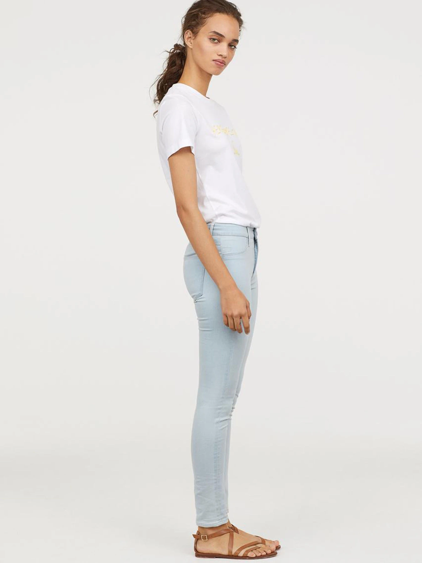 Джинсы H&M модель 3992568RP2_светло-голубой Фото