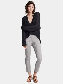 Джинси H&M модель 3529893RP21_бело-голубой в полоску Фото
