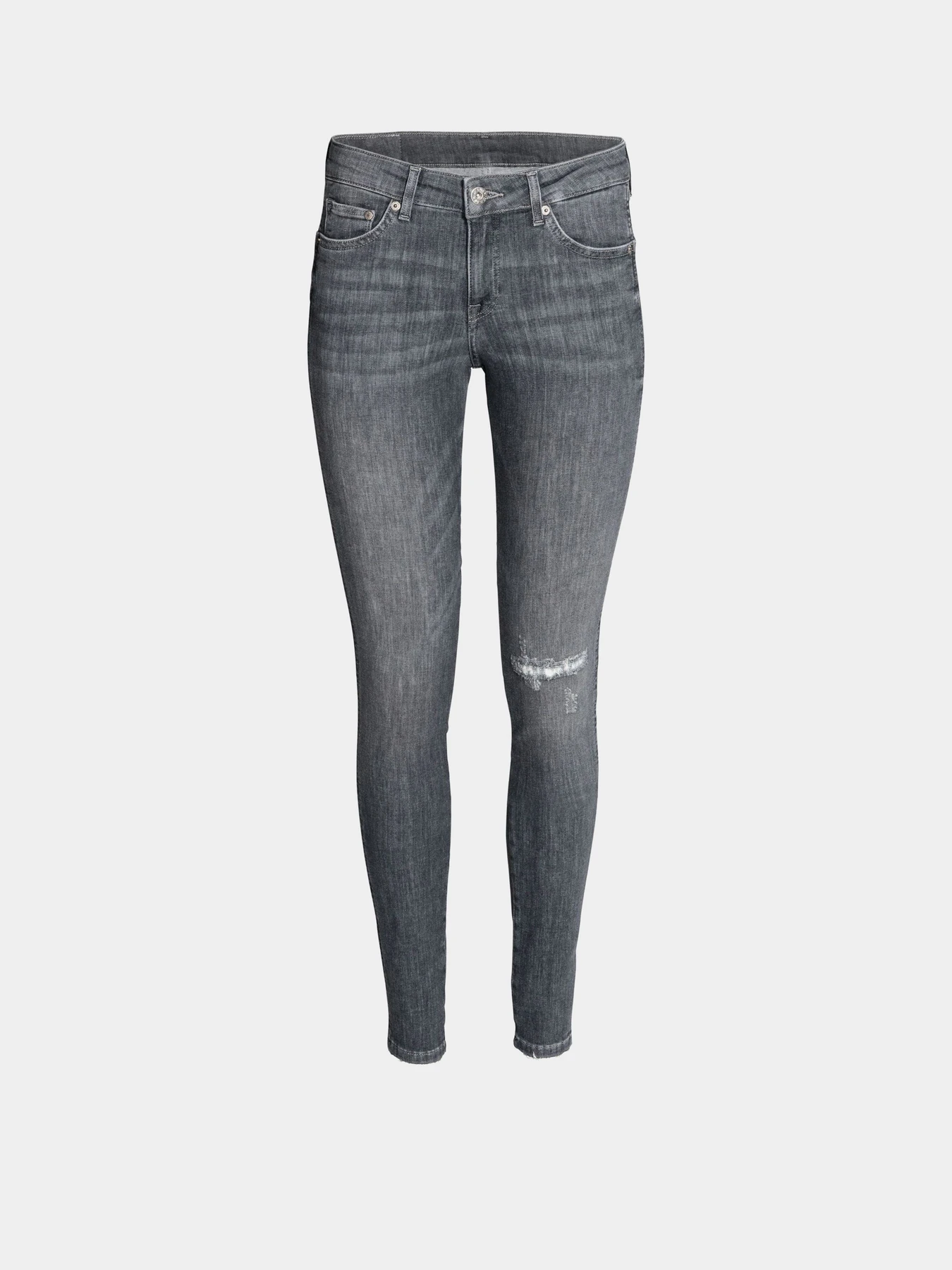 Джинси H&M модель 4246645RP1_серый Фото