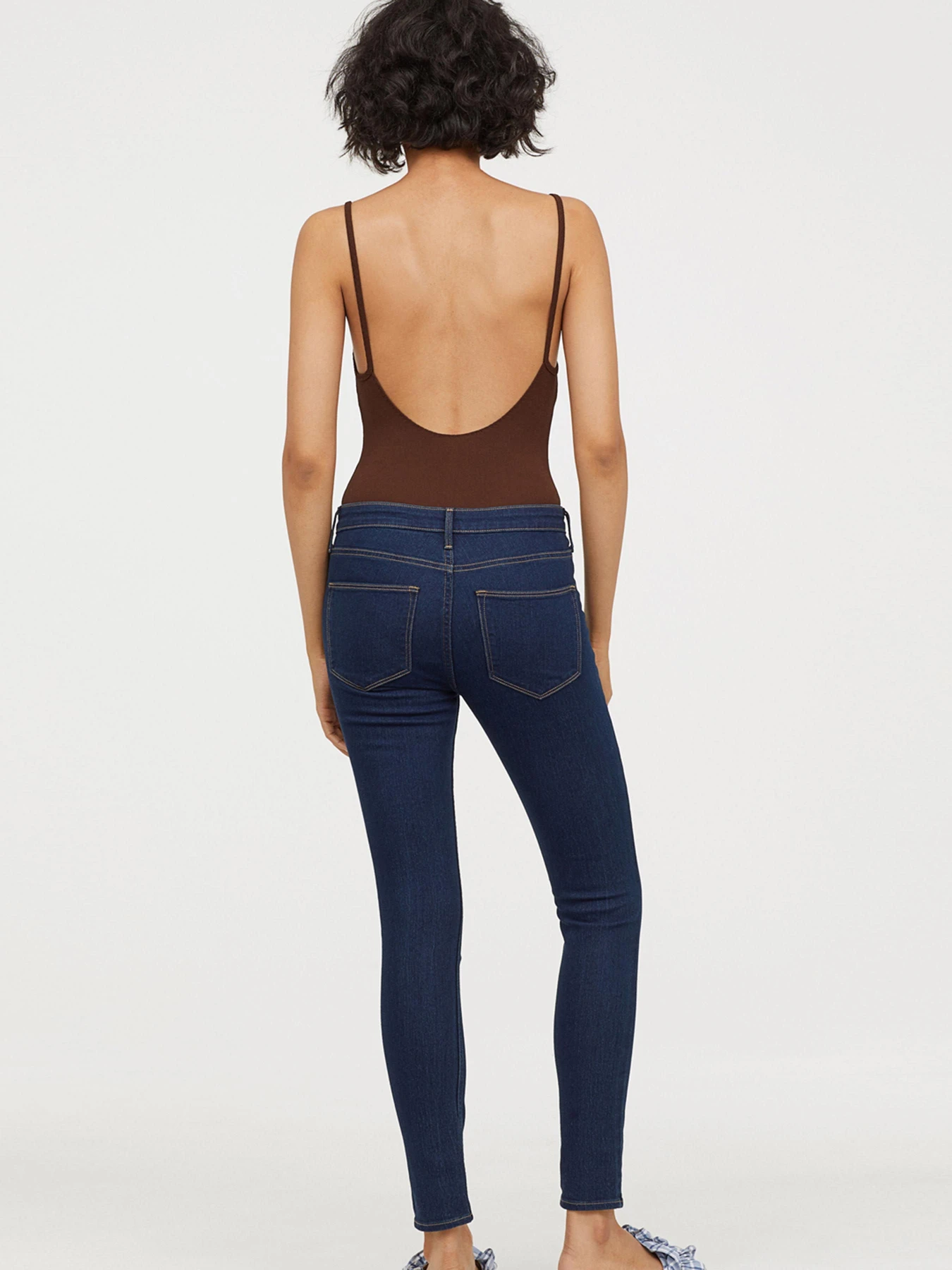 Джинси H&M модель 8985963bar_Темно-синий Фото