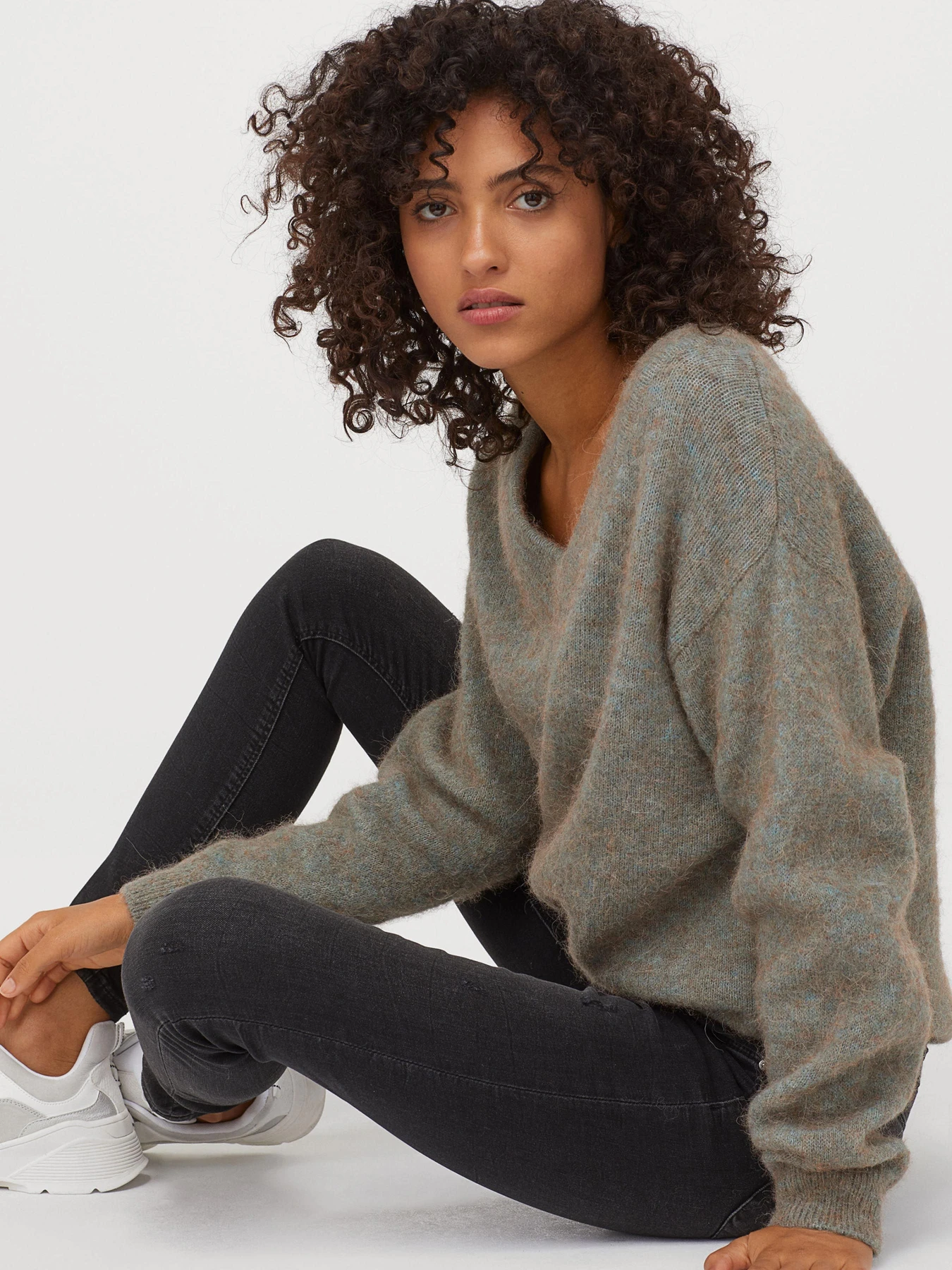 Джинсы H&M модель PS6580309RP4_темно-серый Фото