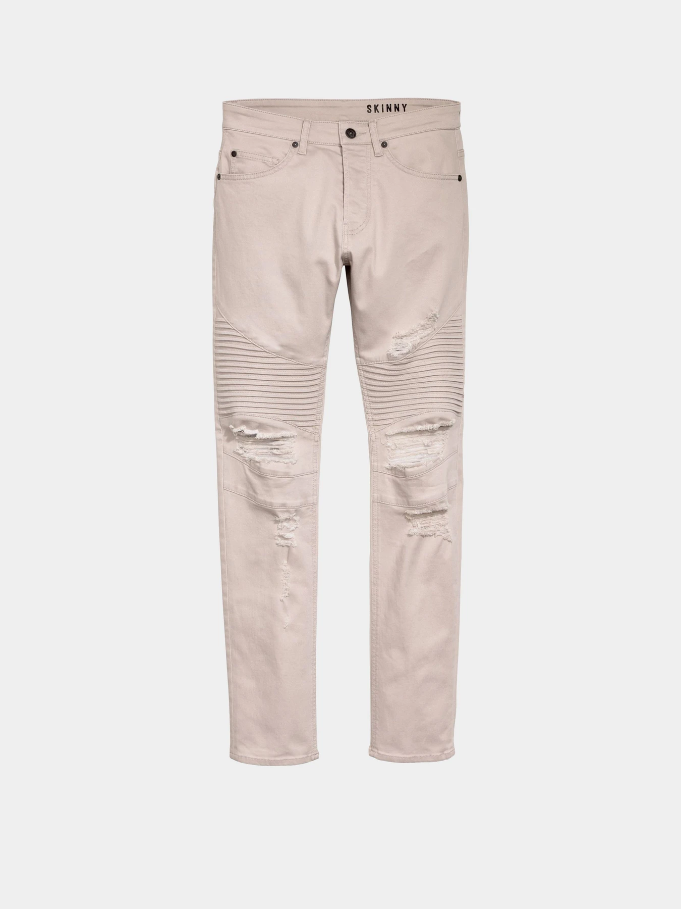Джинси H&M модель 4584287bar_Светло-бежевый Фото