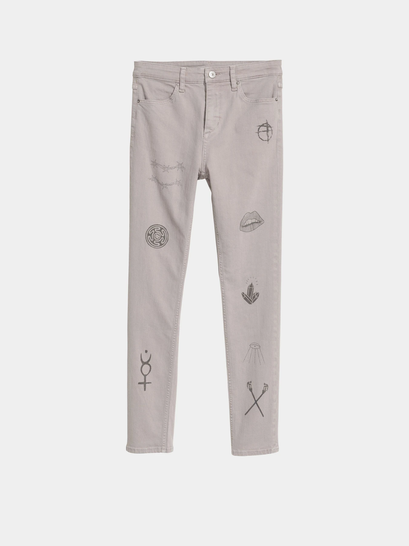 Джинси H&M модель 2522986log_Серый Фото