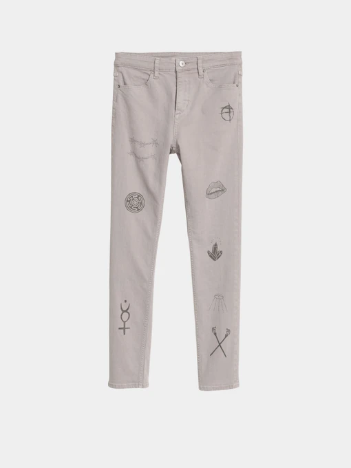 Джинси H&M модель 2522986log_Серый Фото