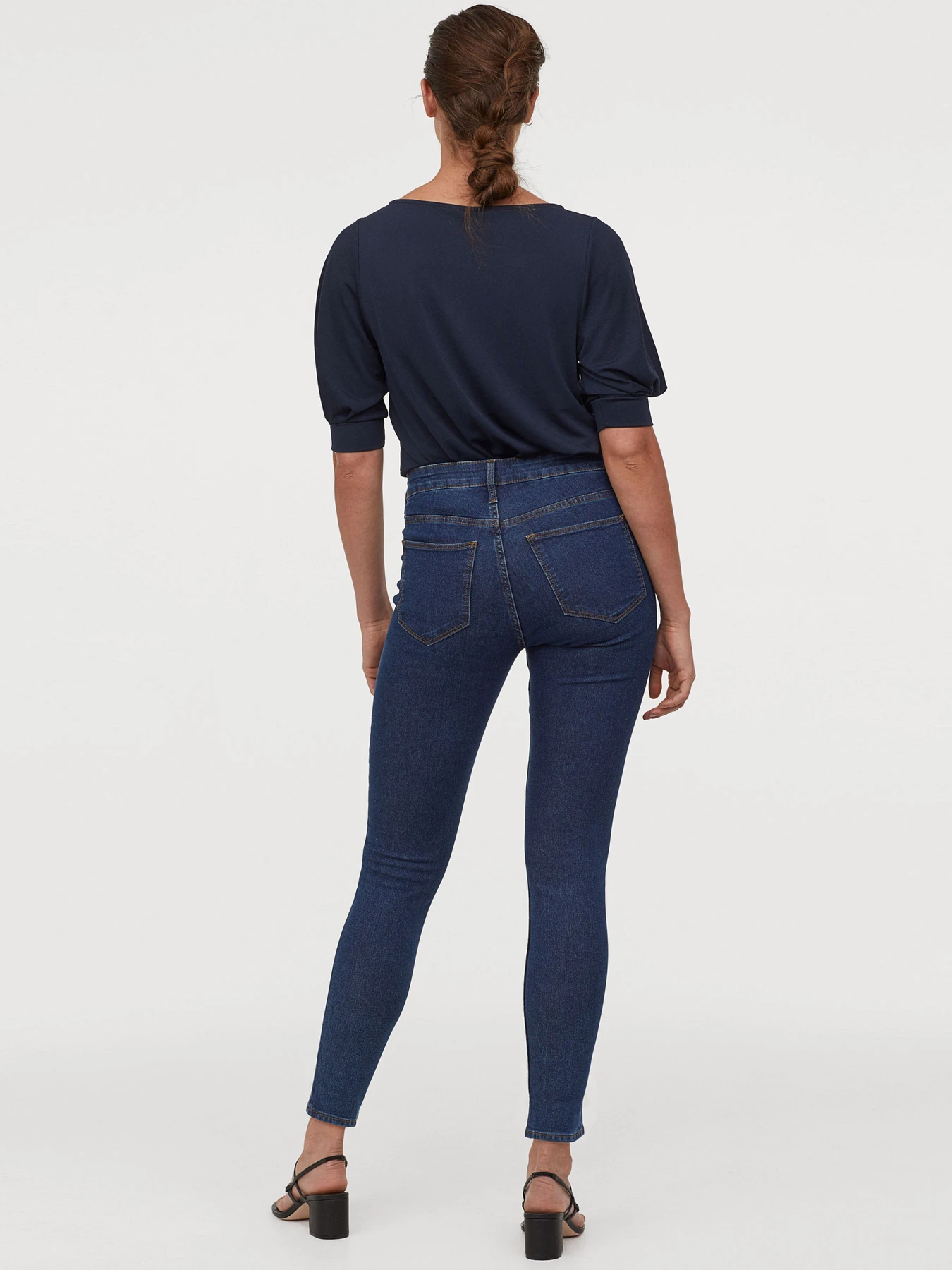 Джинсы H&M модель 3992569wer_Темно-синий Фото