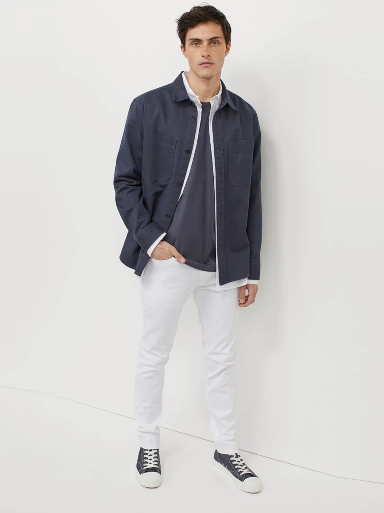 Джинсы H&M модель 7321880wer_Белый Фото