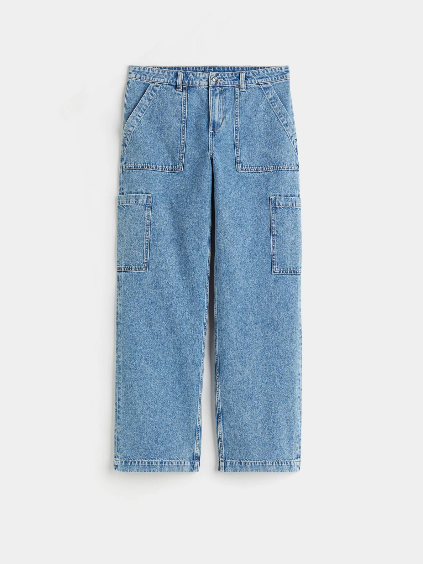 Джинсы H&M модель 1065875ral_Светло-синий Фото