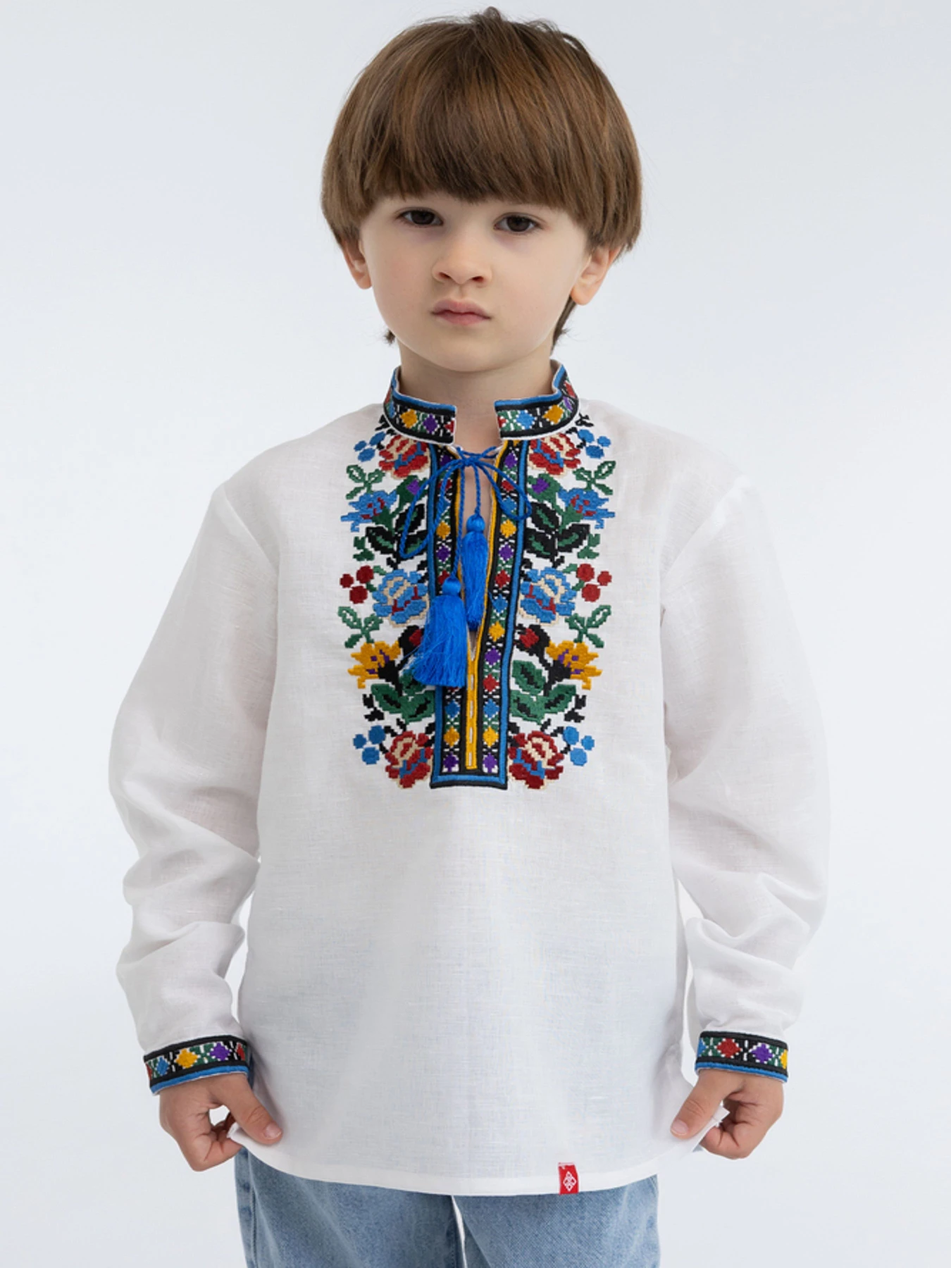 Вышиванки Folk Moda модель fm2818-blij Вышиванки Folk Moda модель fm2818-blij Фото
