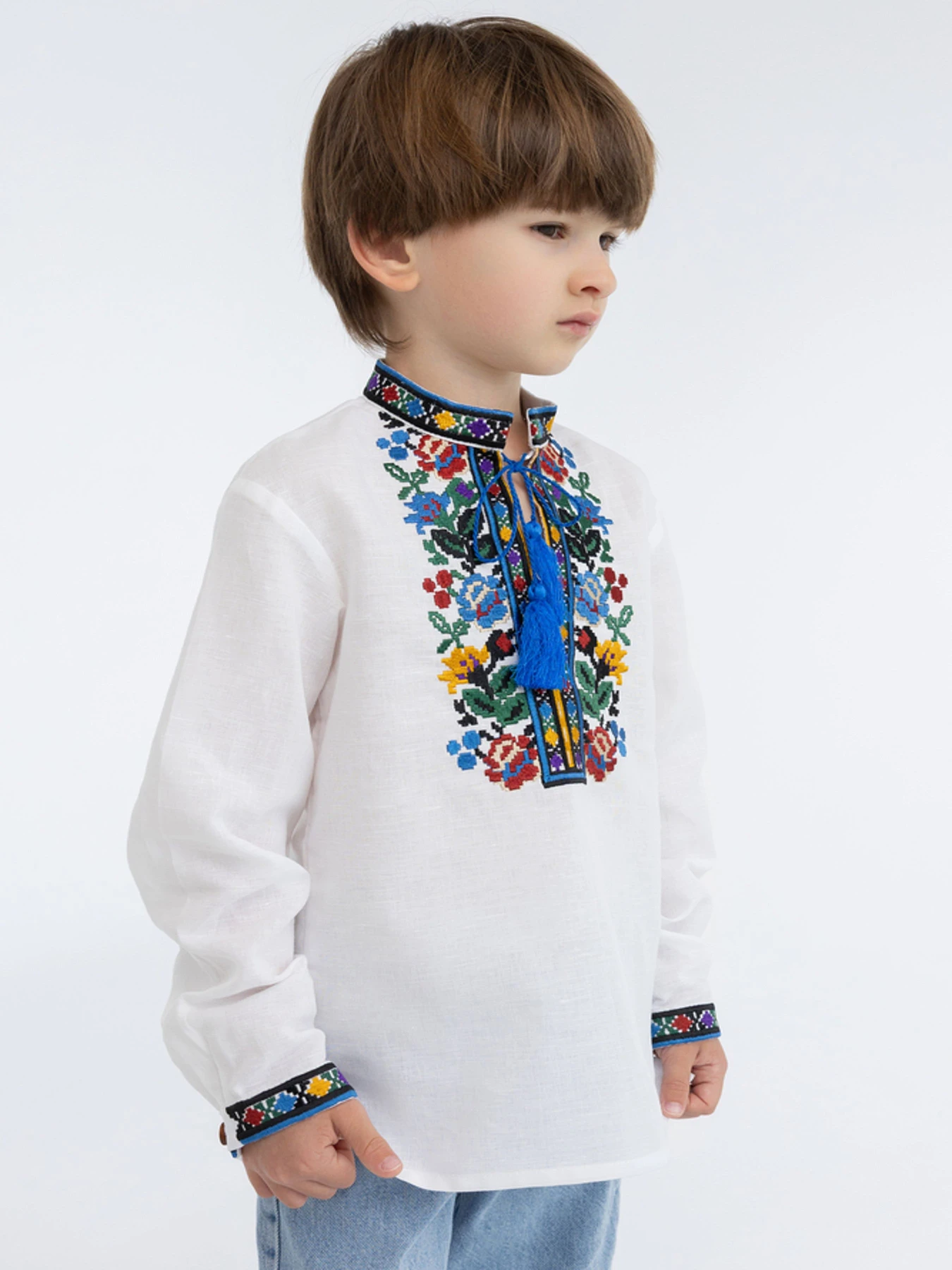 Вышиванки Folk Moda модель fm2818-blij Вышиванки Folk Moda модель fm2818-blij Фото