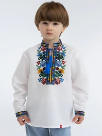 Вышиванки Folk Moda модель fm2818-blij Фото
