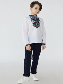 Вышиванки Folk Moda модель fm2818-blij Фото