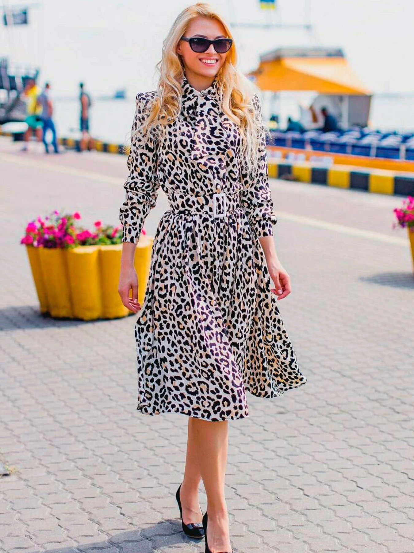 Платья Milirud модель mil302-leopard Фото