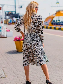 Платья Milirud модель mil302-leopard Фото