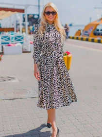 Платья Milirud модель mil302-leopard Фото