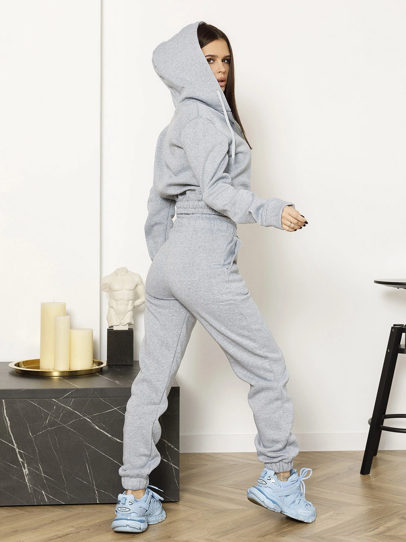 Костюмы ISSA Plus модель SA-355_lightgray Фото