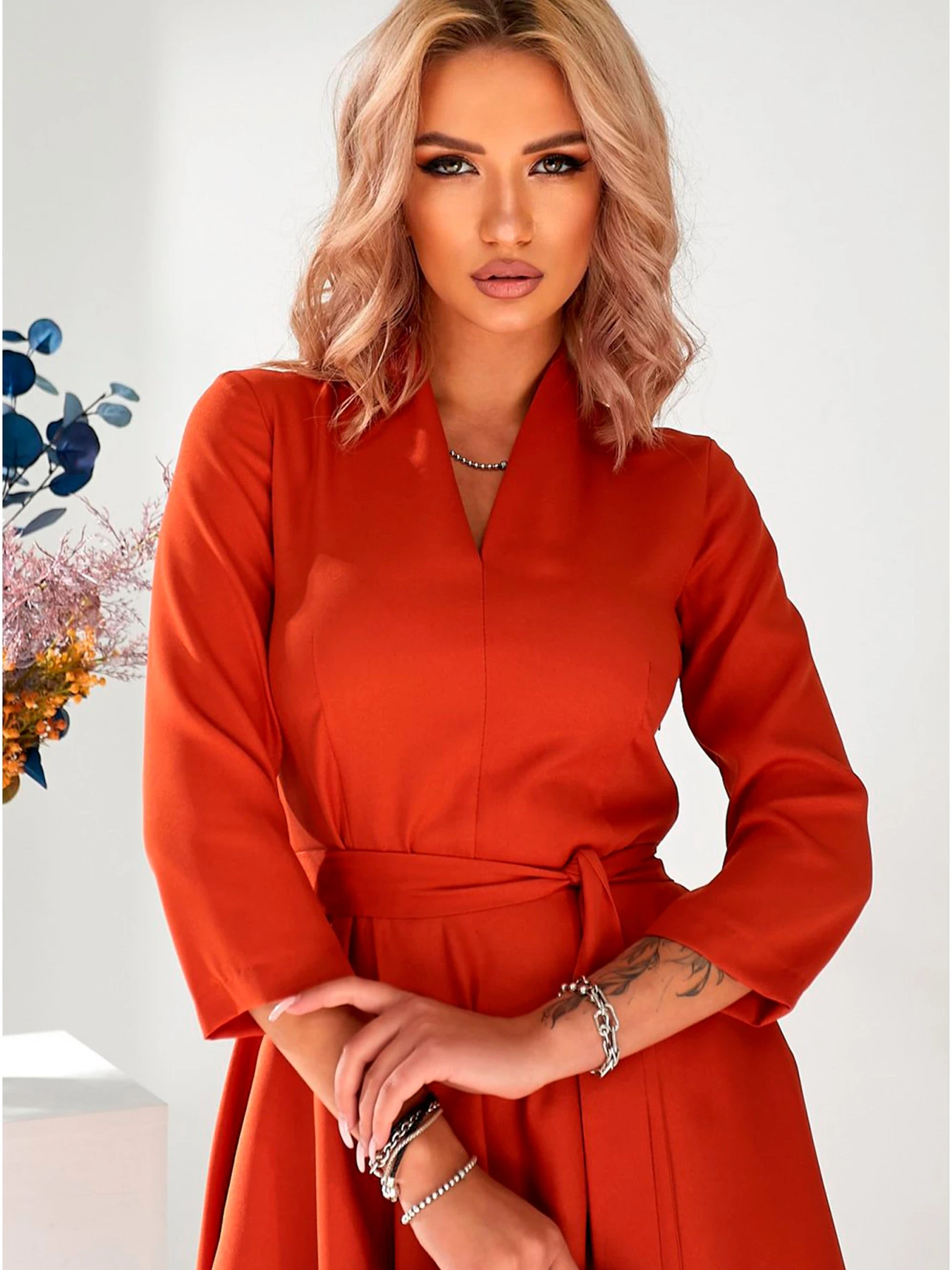 Сукні LadyLike модель ll150630087-pomaranchevij Сукні LadyLike модель ll150630087-pomaranchevij Фото