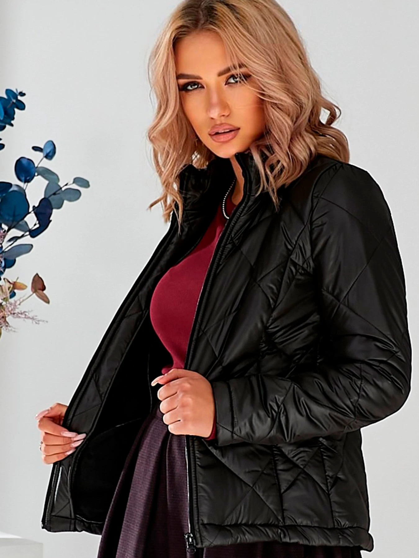 Куртки та дублянки LadyLike модель ll06380090-chornij Фото