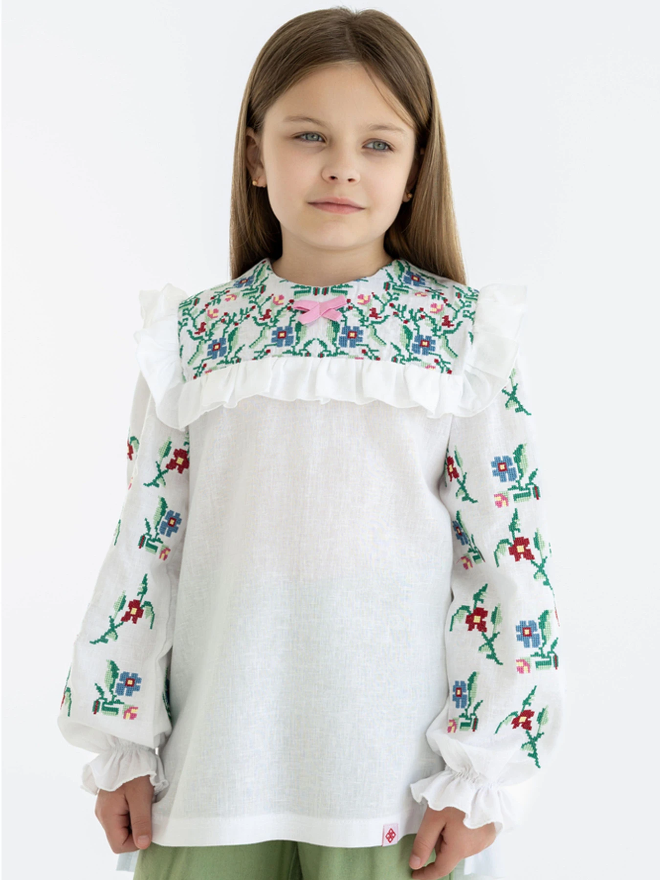 Вышиванки Folk Moda модель fm3040-blij Вышиванки Folk Moda модель fm3040-blij Фото