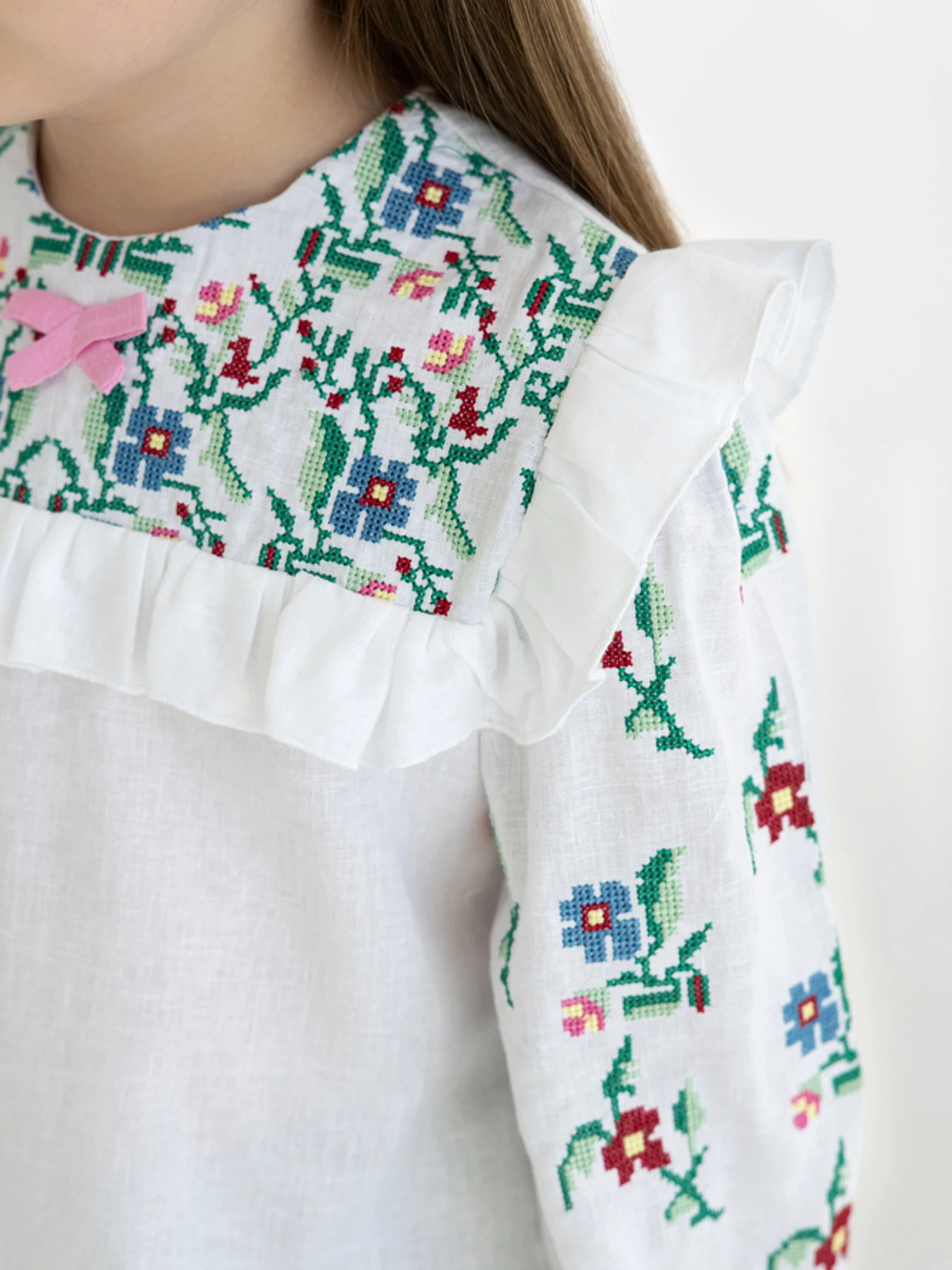 Вышиванки Folk Moda модель fm3040-blij Вышиванки Folk Moda модель fm3040-blij Фото