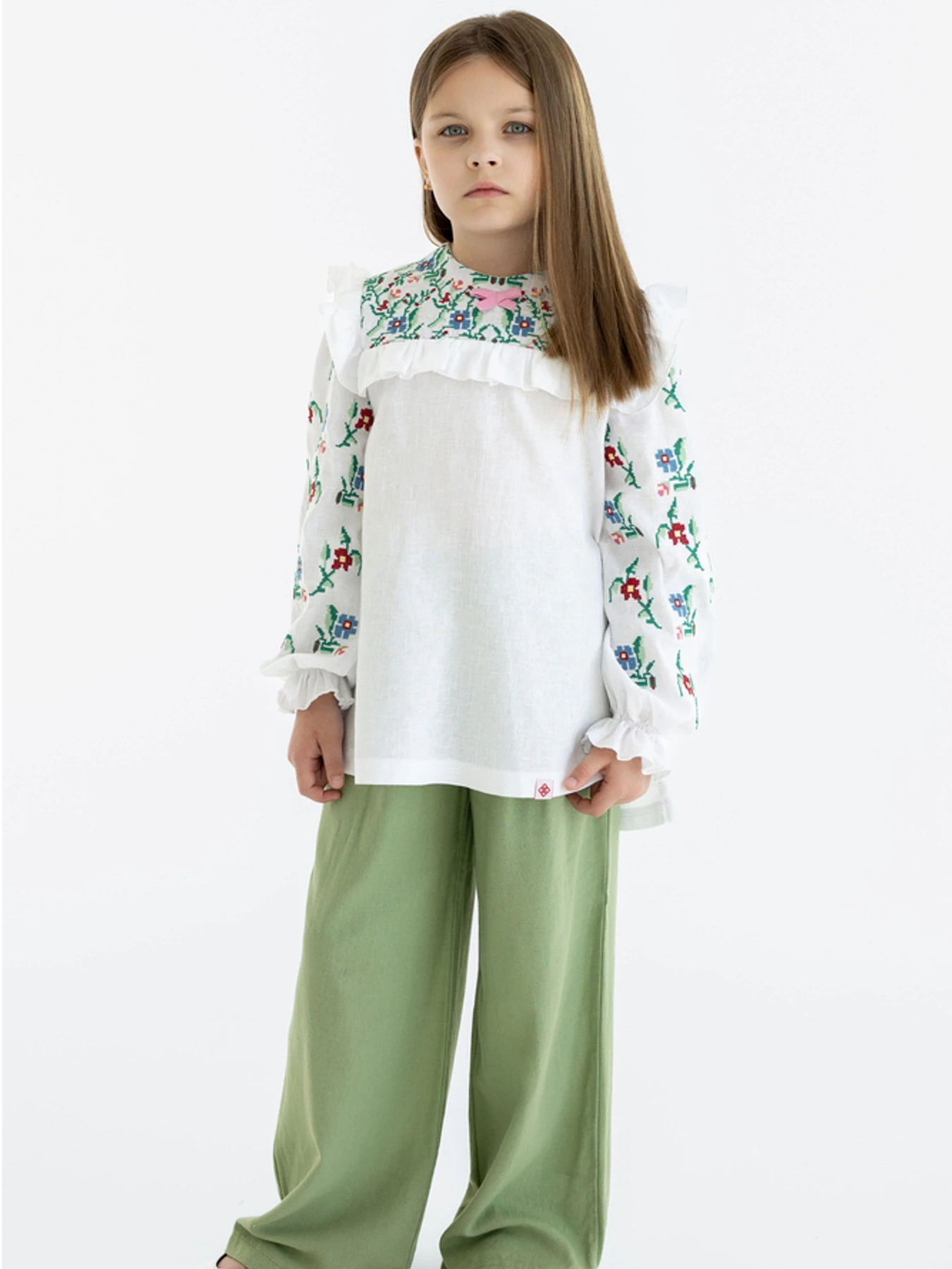 Вышиванки Folk Moda модель fm3040-blij Вышиванки Folk Moda модель fm3040-blij Фото