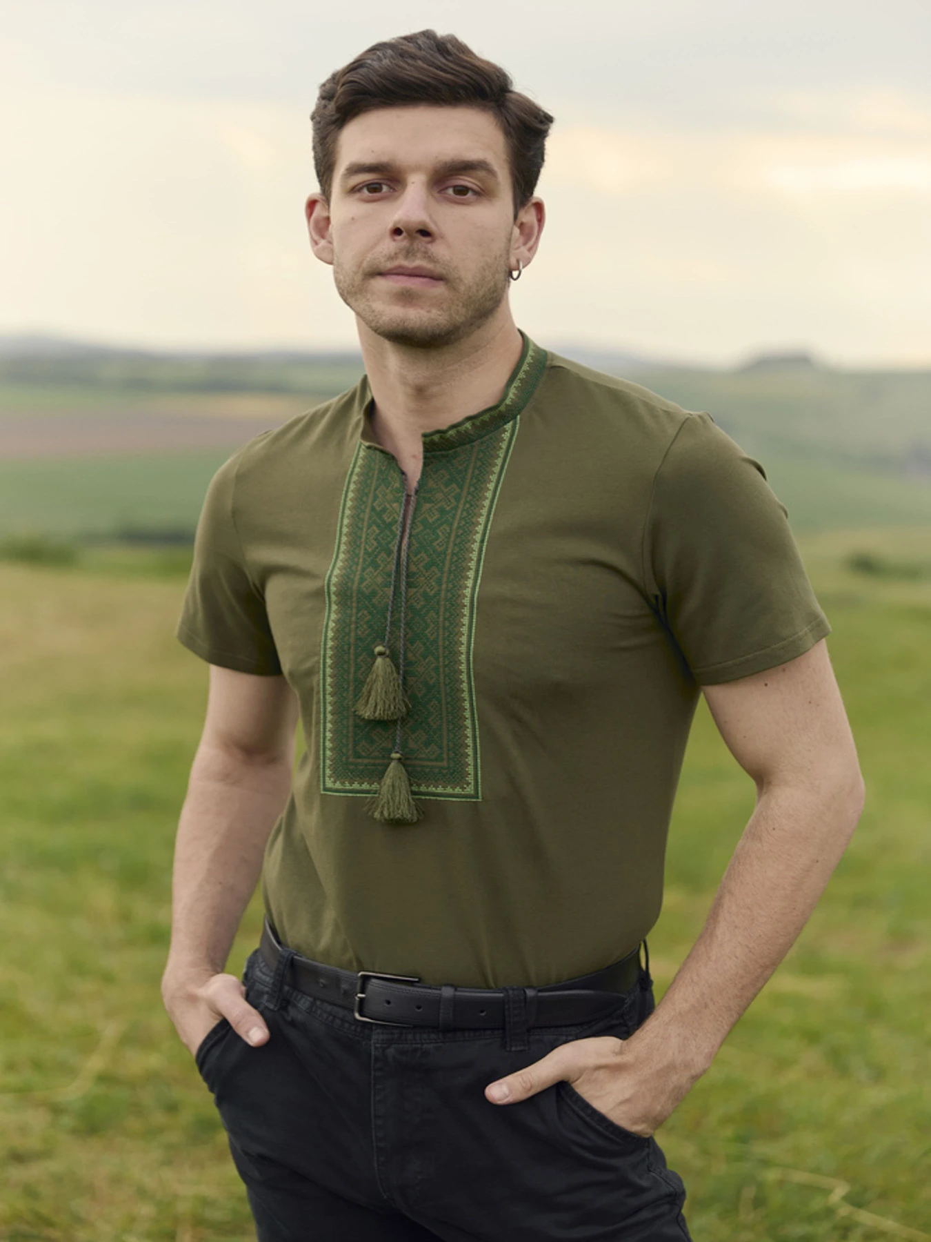 Вышиванки Folk Moda модель fm3048-hak Вышиванки Folk Moda модель fm3048-hak Фото