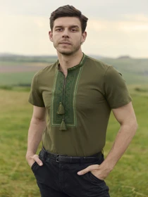 Вишиванки Folk Moda модель fm3048-hak Фото