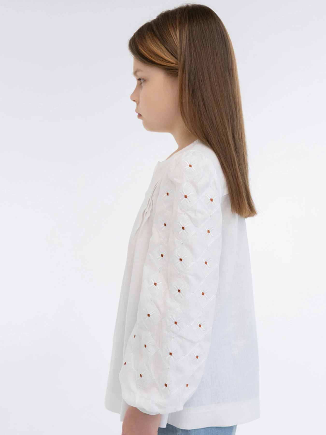 Вышиванки Folk Moda модель fm3033-blij Фото