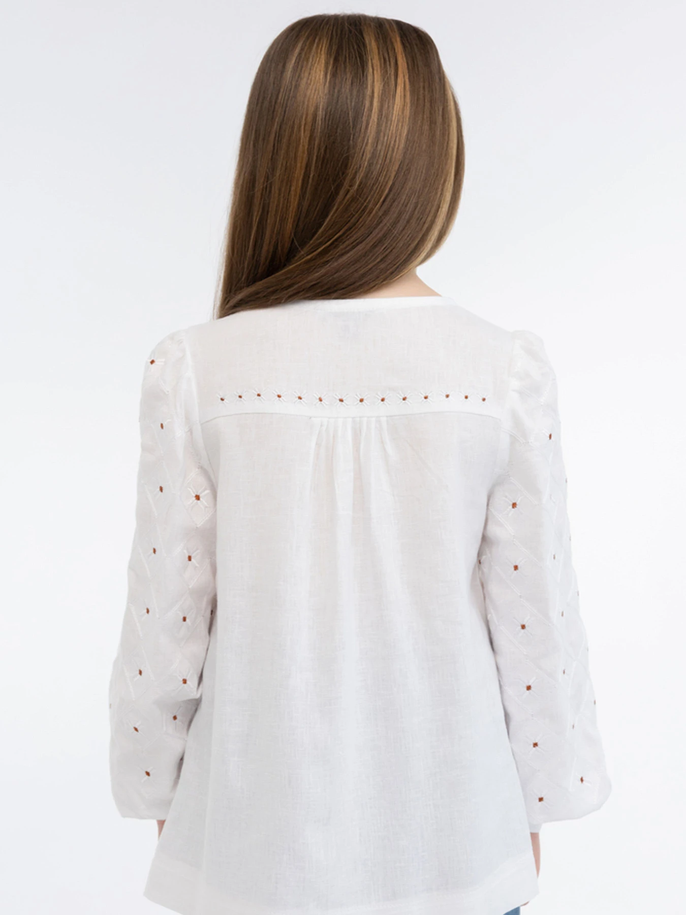 Вышиванки Folk Moda модель fm3033-blij Фото