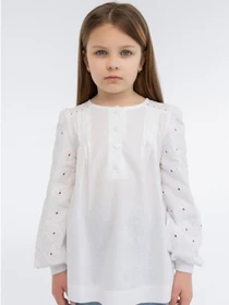 Вышиванки Folk Moda модель fm3033-blij Фото