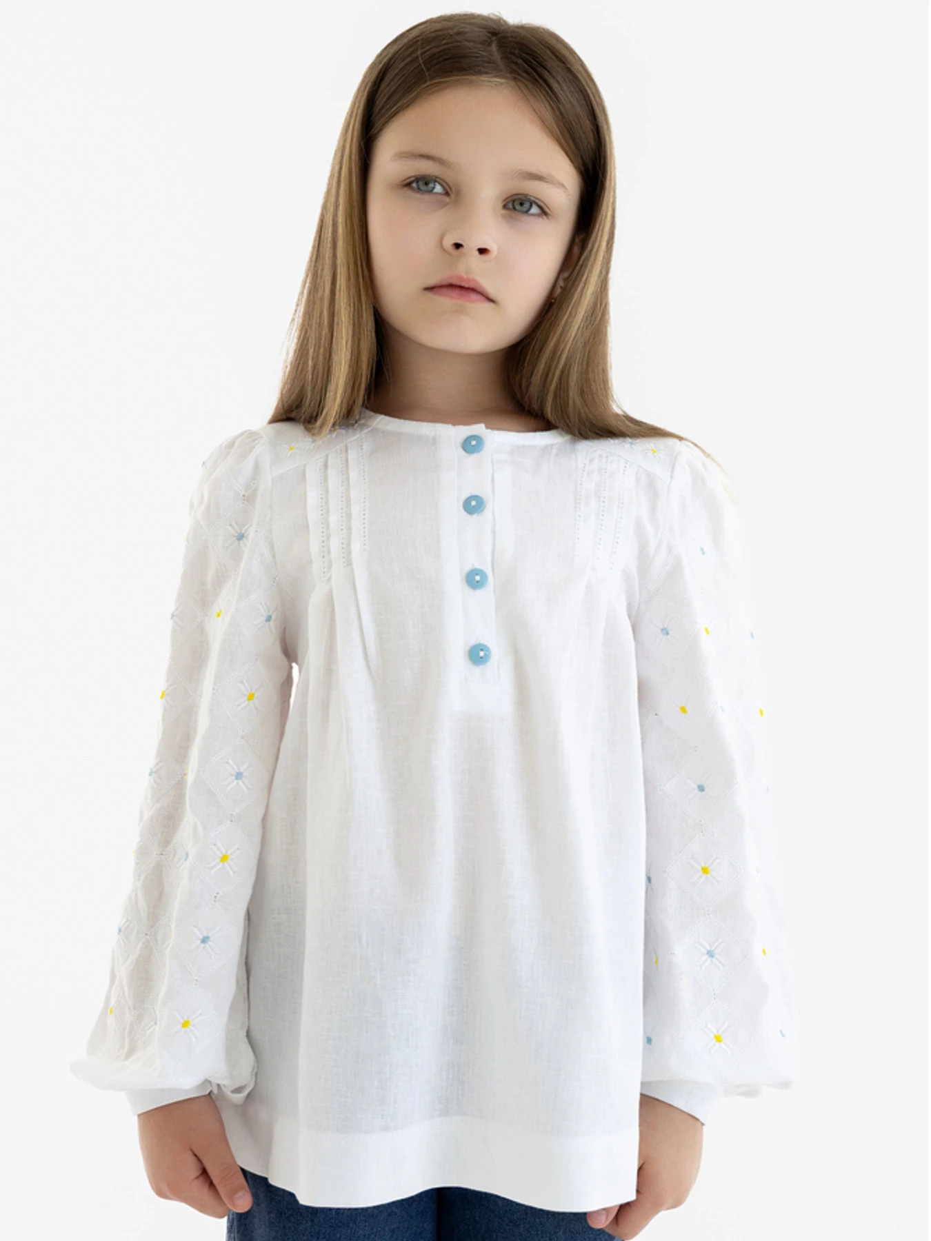 Вышиванки Folk Moda модель fm3034-blij Вышиванки Folk Moda модель fm3034-blij Фото