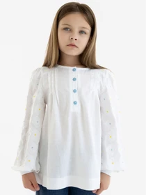 Вышиванки Folk Moda модель fm3034-blij Фото