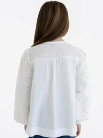 Вышиванки Folk Moda модель fm3034-blij Фото