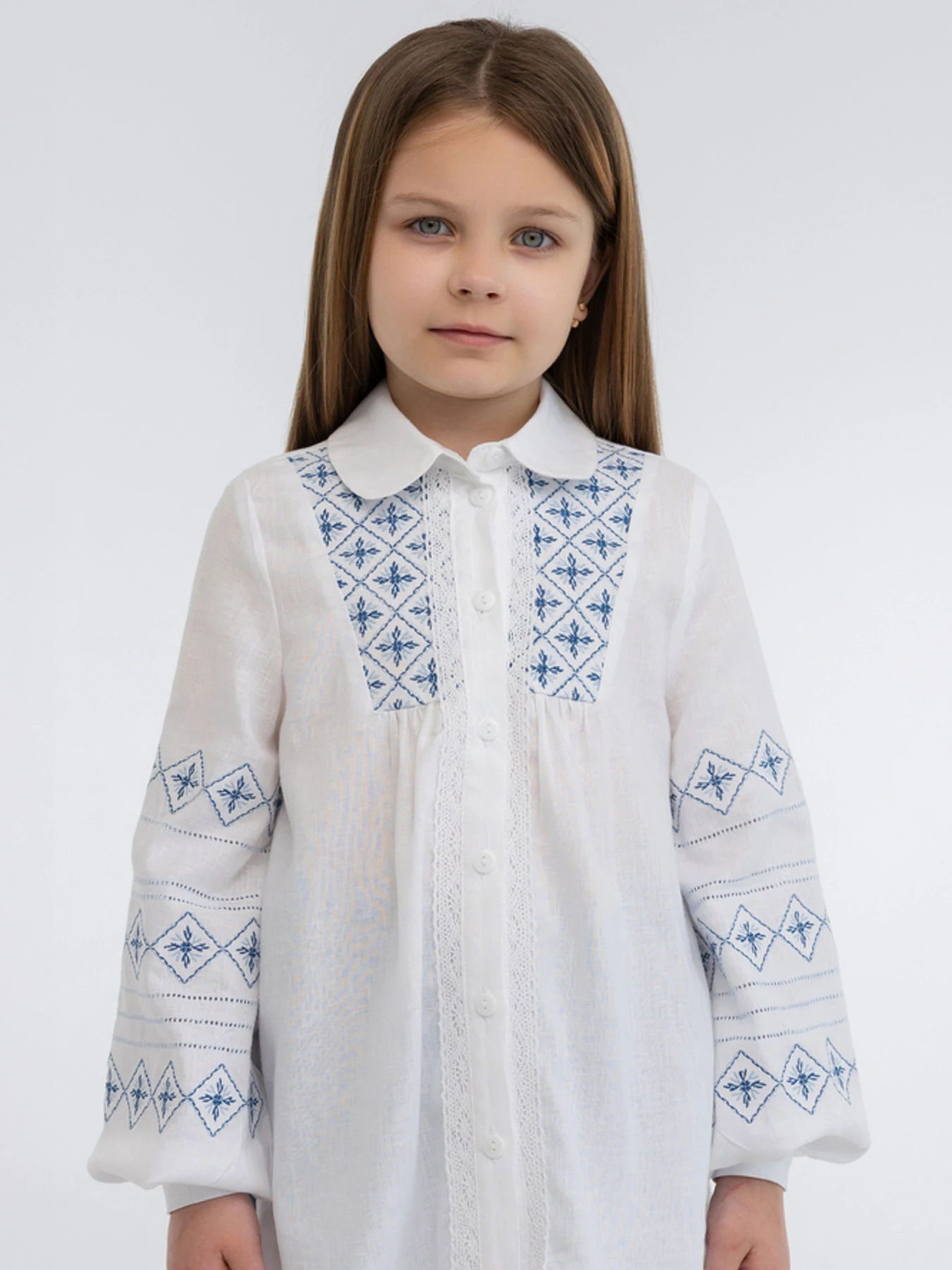 Вышиванки Folk Moda модель fm3029-blij Вышиванки Folk Moda модель fm3029-blij Фото