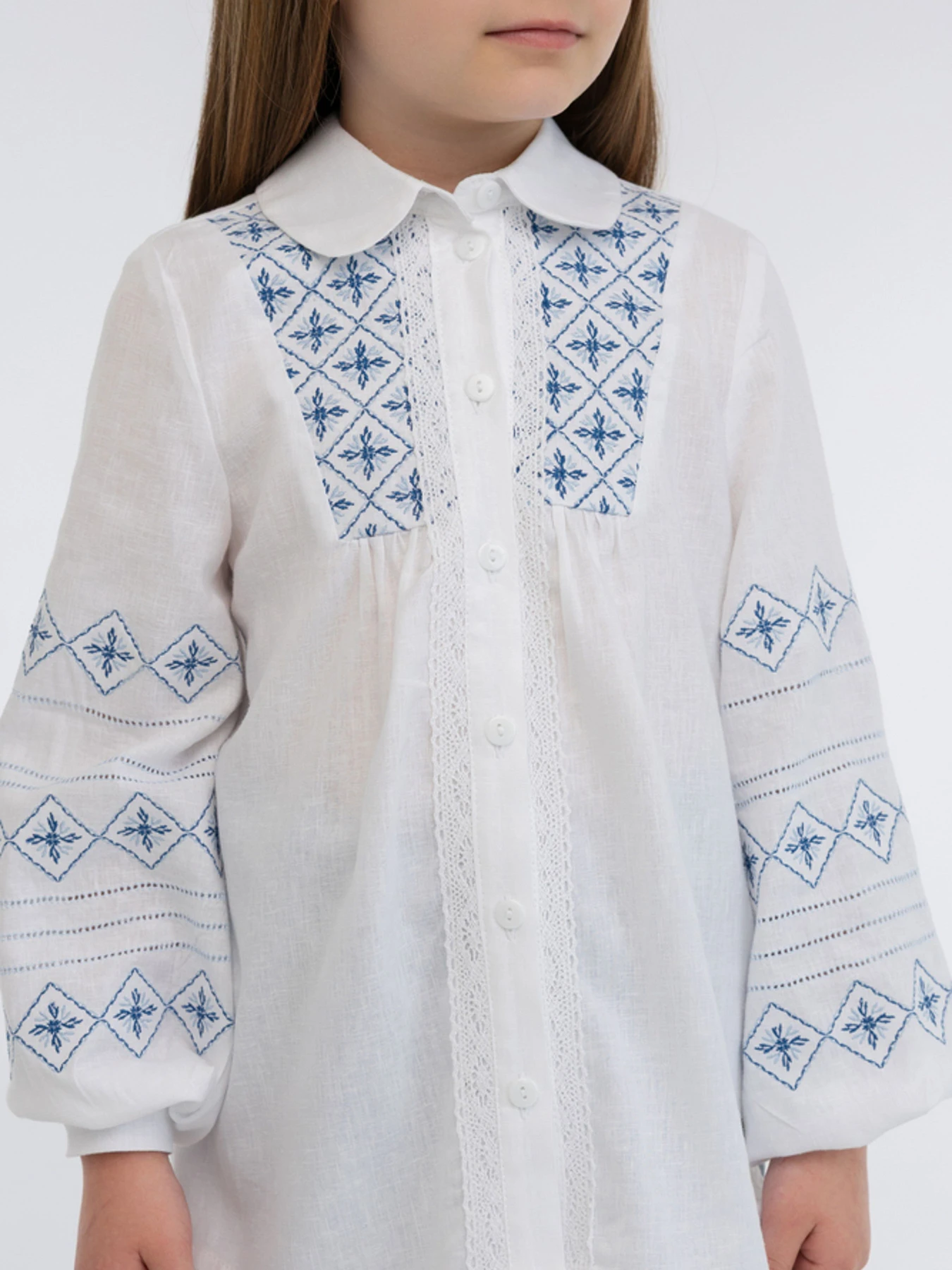 Вышиванки Folk Moda модель fm3029-blij Вышиванки Folk Moda модель fm3029-blij Фото