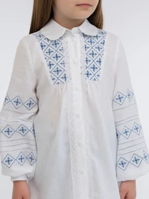 Вышиванки Folk Moda модель fm3029-blij Фото