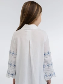 Вышиванки Folk Moda модель fm3029-blij Фото