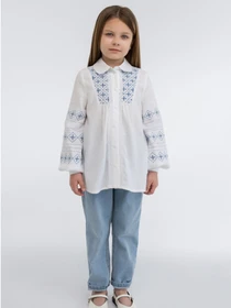 Вышиванки Folk Moda модель fm3029-blij Фото