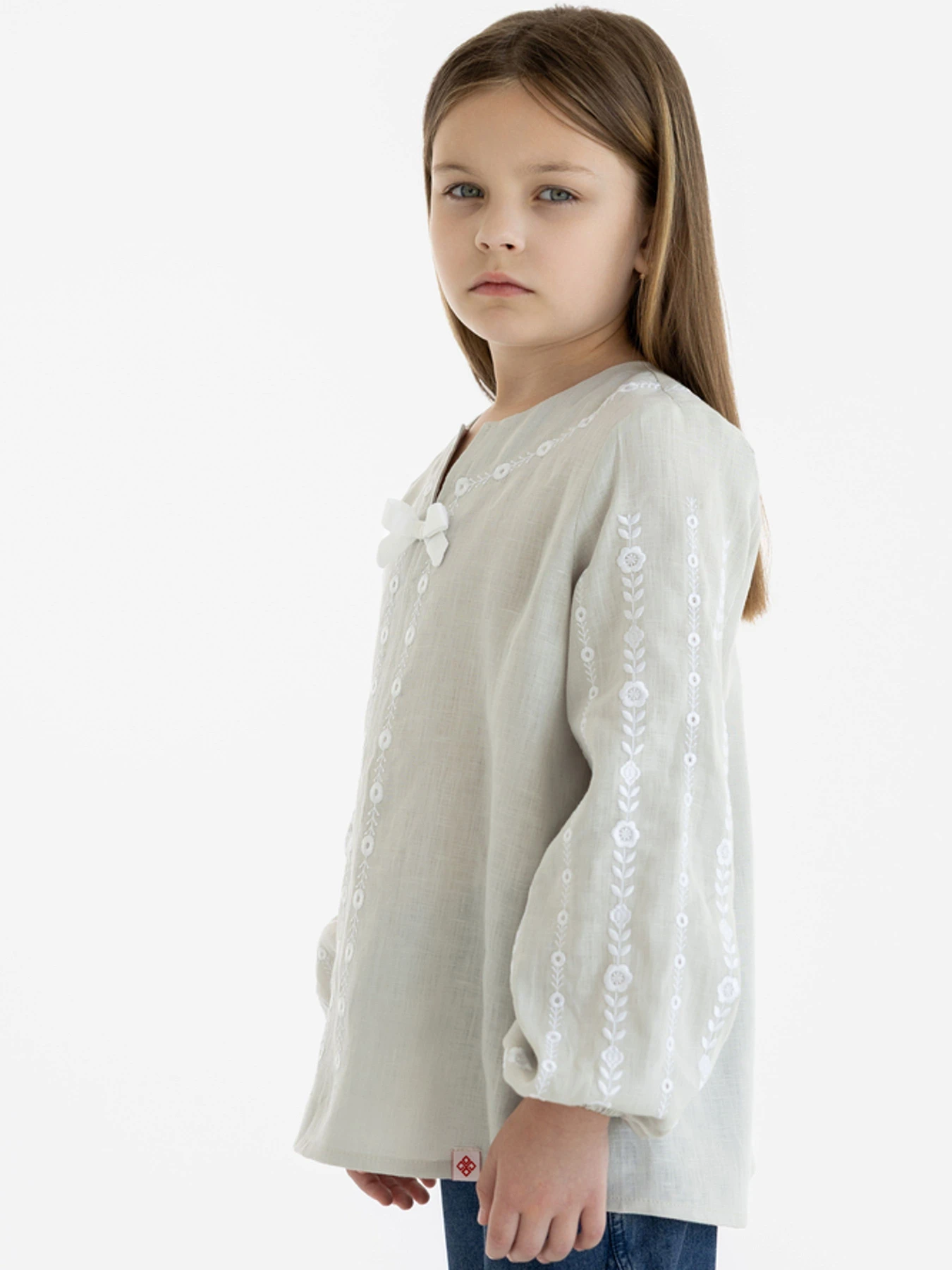 Вышиванки Folk Moda модель fm3032-bezheviij Фото