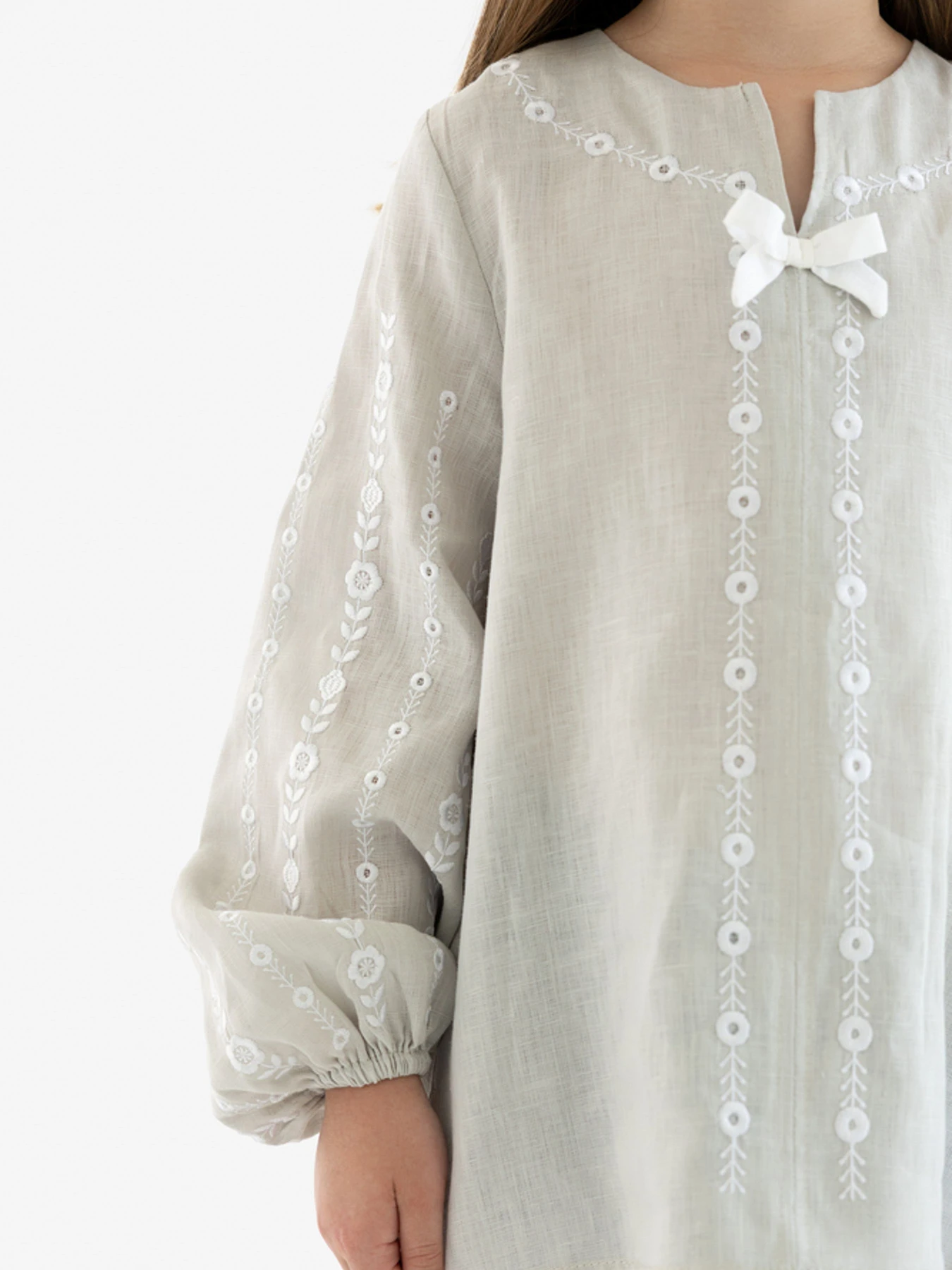 Вышиванки Folk Moda модель fm3032-bezheviij Фото