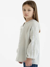 Вышиванки Folk Moda модель fm3032-bezheviij Фото