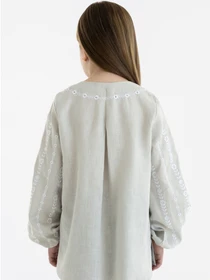 Вышиванки Folk Moda модель fm3032-bezheviij Фото