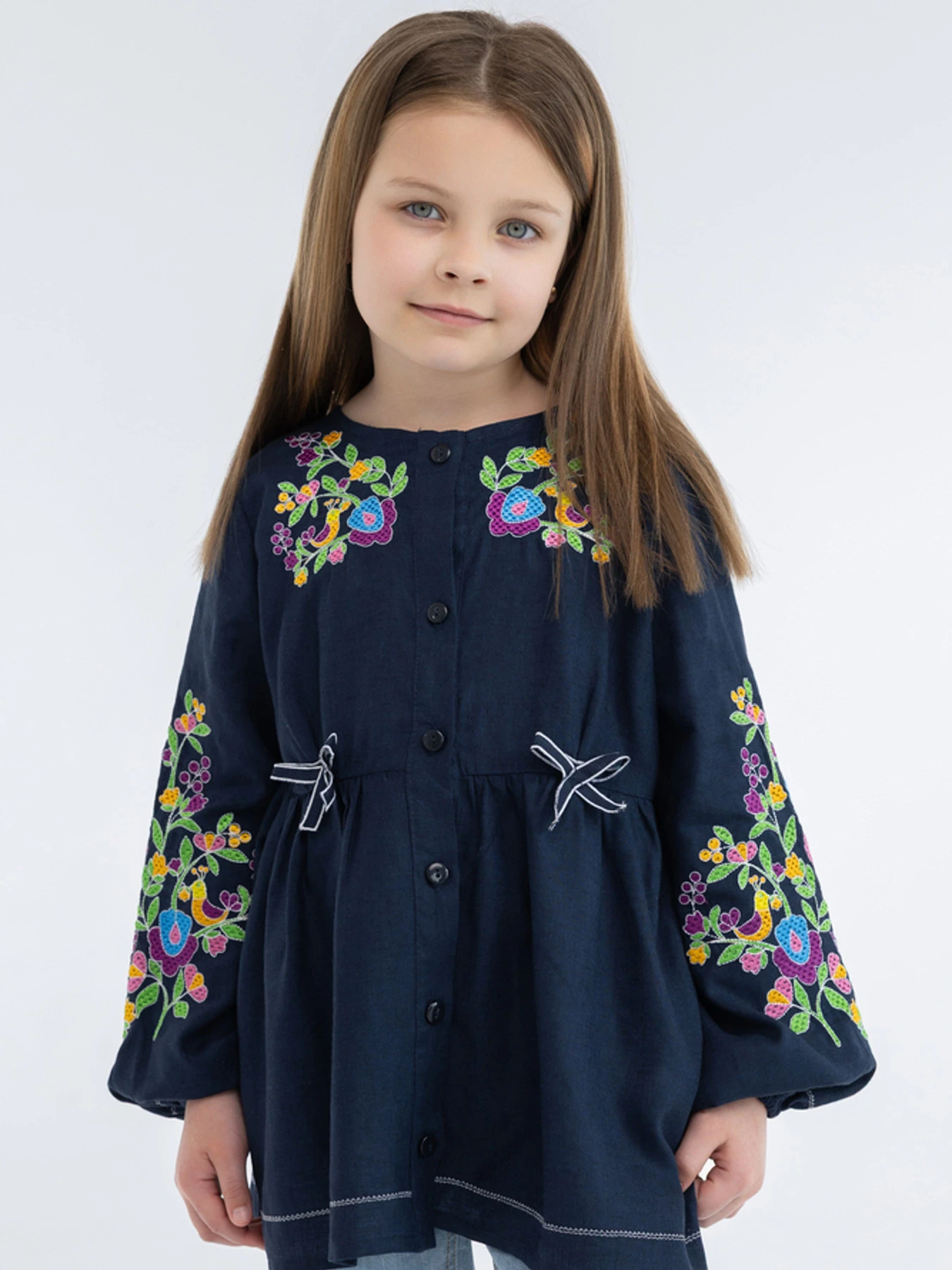Вышиванки Folk Moda модель fm3024-chornilxnij Фото
