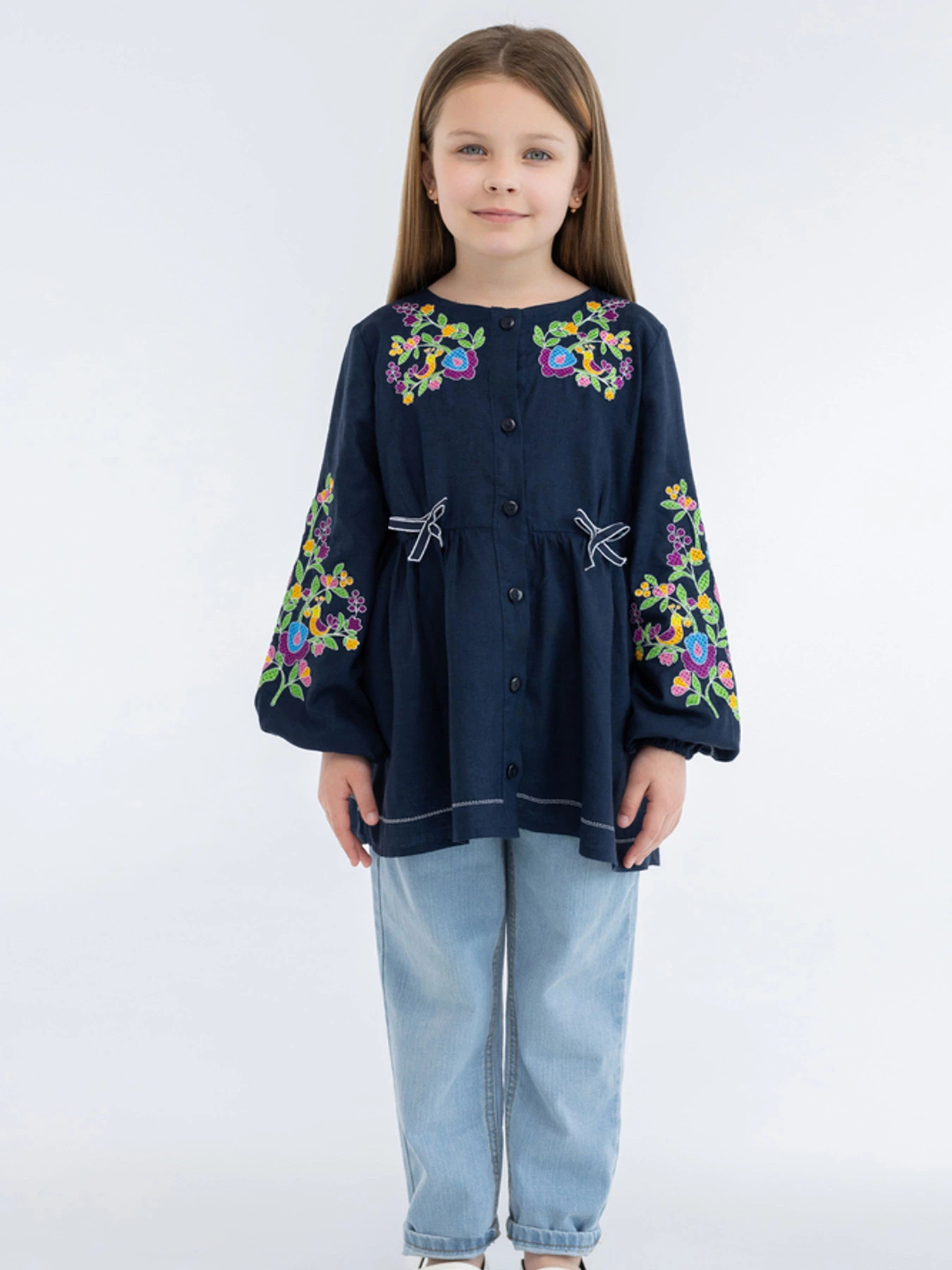 Вышиванки Folk Moda модель fm3024-chornilxnij Фото