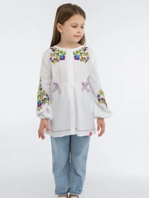 Вышиванки Folk Moda модель fm3022-blij Фото