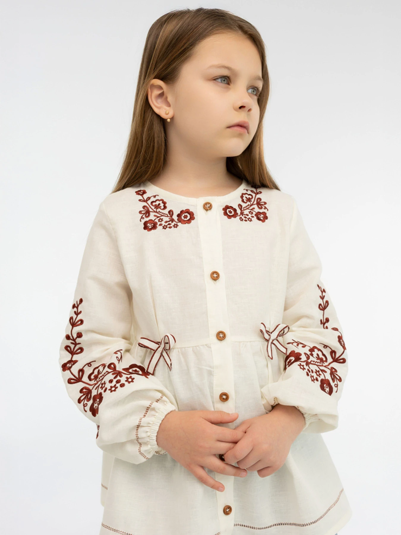 Вышиванки Folk Moda модель fm3023-vershkovij Фото