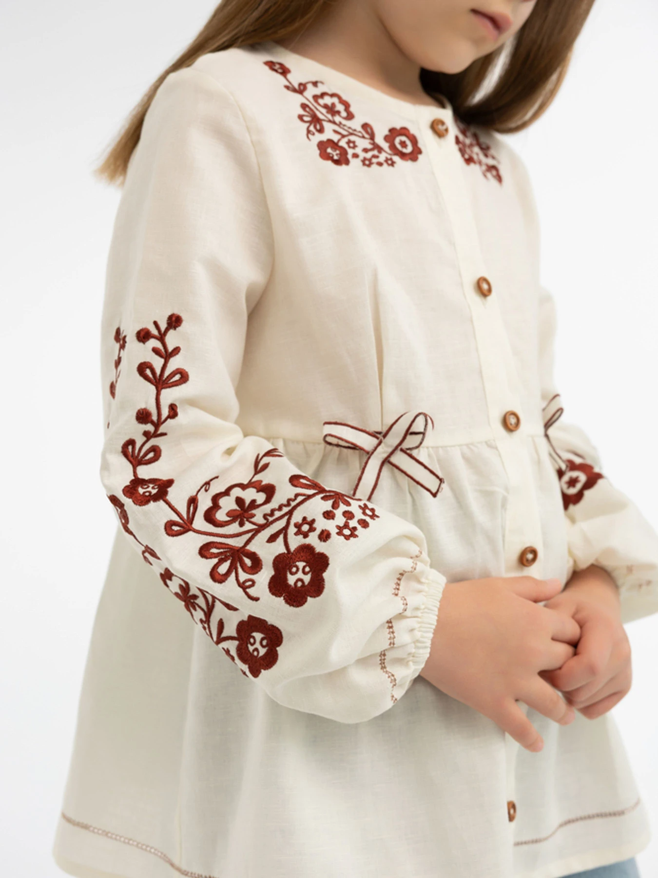 Вышиванки Folk Moda модель fm3023-vershkovij Фото