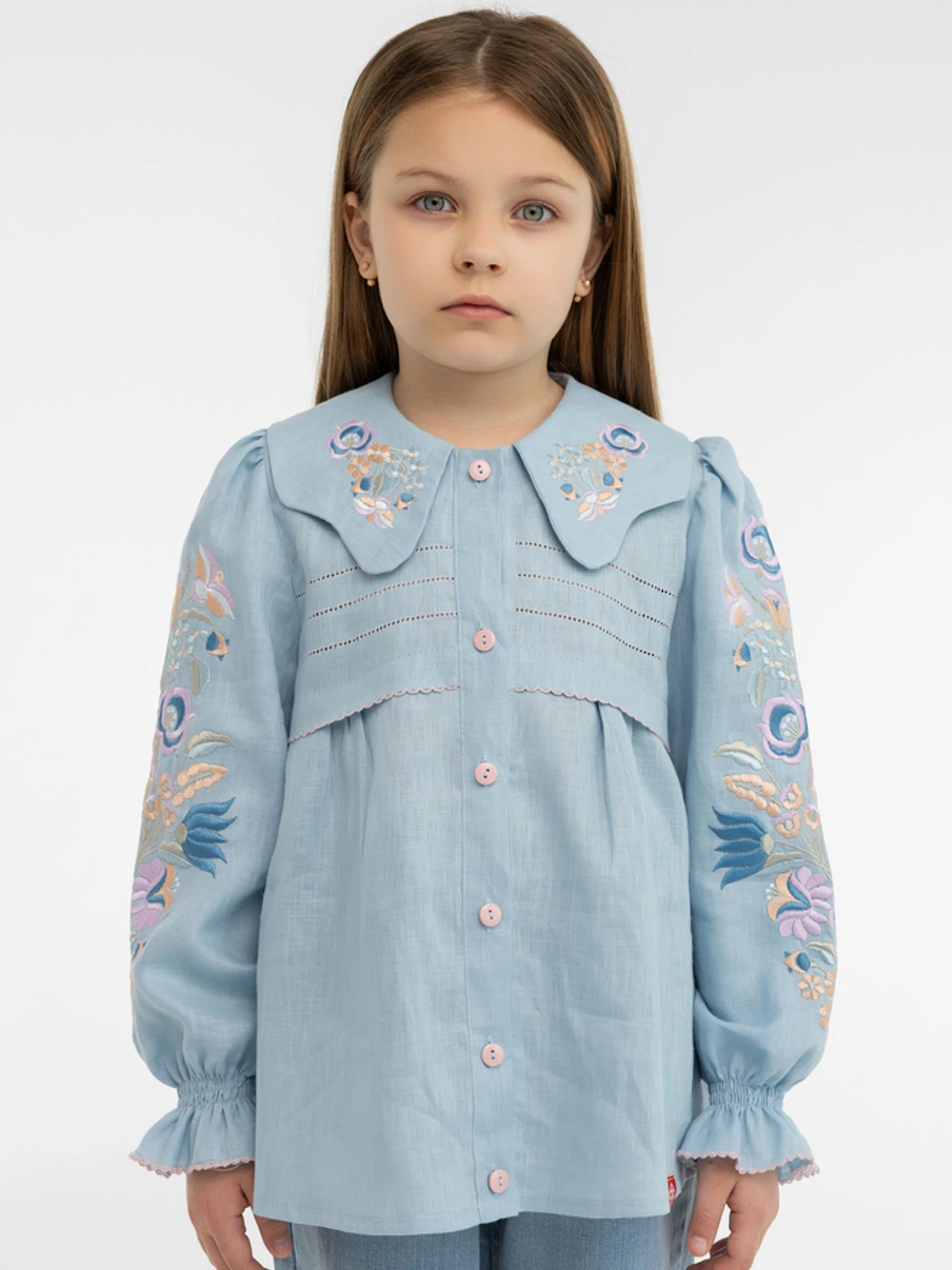Вышиванки Folk Moda модель fm3020-nebesno-blakitnij Вышиванки Folk Moda модель fm3020-nebesno-blakitnij Фото